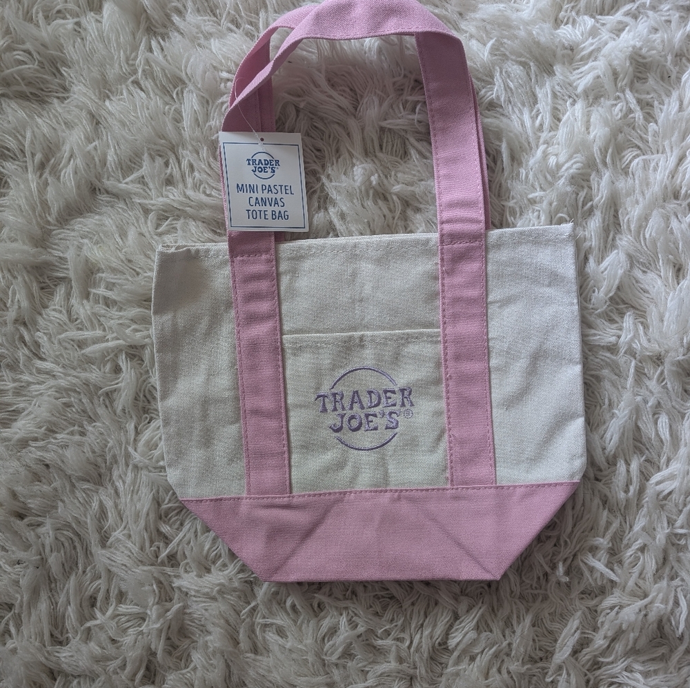 Trader Joe's Pink Tote for Everyday Use
